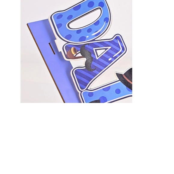 Father's Day Dad Wooden Splicing Home Decor - Picture 2 of 2